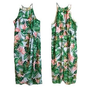 🩷10/$10🩷Japna Green and Pink Floral Dress
